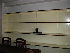 Empty Book Shelves in Malawi